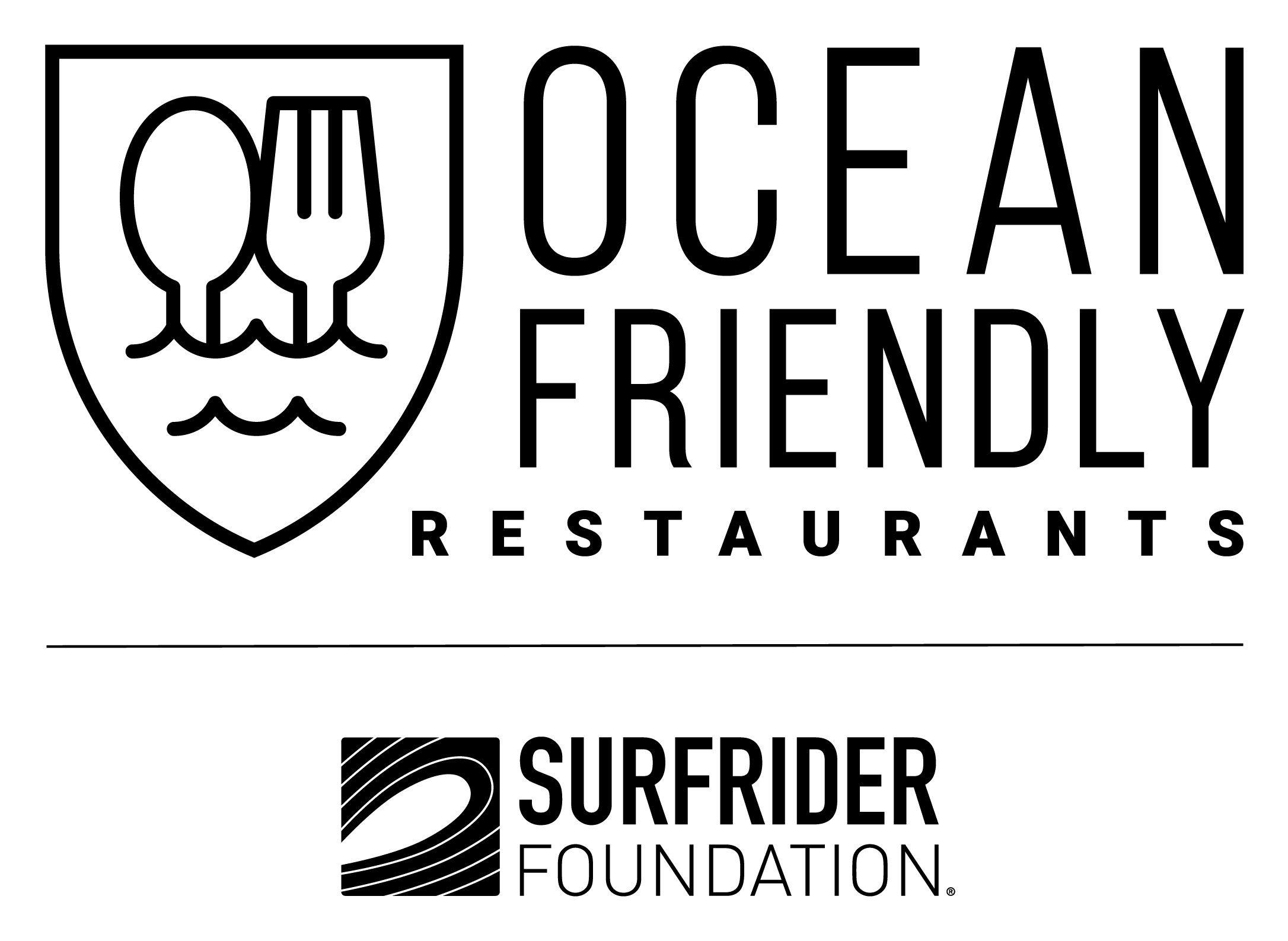 ocean friendly restaurant logo